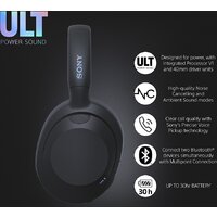 Наушники Sony ULT Power Sound Wear WH-ULT900N (черный) - Превью изображения №2 — Интернет-магазин 7 дней