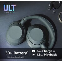 Наушники Sony ULT Power Sound Wear WH-ULT900N (черный) - Превью изображения №8 — Интернет-магазин 7 дней