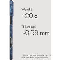 Чехол для телефона Pitaka Ultra-Slim для iPhone 17 Pro (MILKY WAY GALAXY) - Превью изображения №3 — Интернет-магазин 7 дней