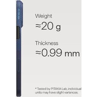 Чехол для телефона Pitaka Ultra-Slim для iPhone 17 Pro (OVER THE HORIZON) - Превью изображения №3 — Интернет-магазин 7 дней