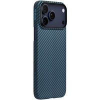 Чехол для телефона Pitaka Ultra-Slim для iPhone 17 Pro (1500D Black/Blue Twill) - Превью изображения №6 — Интернет-магазин 7 дней