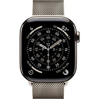 Умные часы Apple Watch Series 11 LTE 42 мм (титановый корпус, природный/природный, миланская петля) - Превью изображения №2 — Интернет-магазин 7 дней