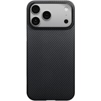 Pitaka Ultra-Slim для iPhone 17 Pro (600D Black/Grey Twill)