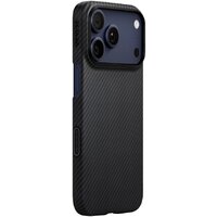 Чехол для телефона Pitaka Ultra-Slim для iPhone 17 Pro (600D Black/Grey Twill) - Превью изображения №6 — Интернет-магазин 7 дней