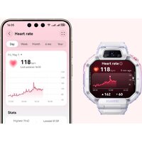 Детские умные часы Huawei Watch Kids X1 Pro (серебристый, с сиреневым ремешком, международная версия) - Превью изображения №8 — Интернет-магазин 7 дней
