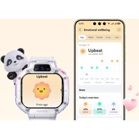 Детские умные часы Huawei Watch Kids X1 Pro (серебристый, с сиреневым ремешком, международная версия) - Превью изображения №7 — Интернет-магазин 7 дней