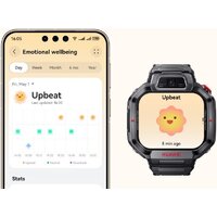 Детские умные часы Huawei Watch Kids X1 Pro (черный, с черным ремешком, международная версия) - Превью изображения №7 — Интернет-магазин 7 дней