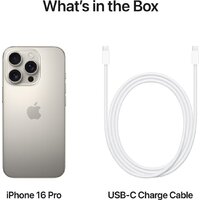 Телефон Apple iPhone 16 Pro Dual eSim 128GB (природный титан) - Превью изображения №7 — Интернет-магазин 7 дней