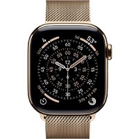 Умные часы Apple Watch Series 11 LTE 42 мм (титановый корпус, золотистый/золотистый, миланская петля) - Превью изображения №2 — Интернет-магазин 7 дней