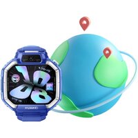 Детские умные часы Huawei Watch Kids X1 (синий, с синим ремешком, международная версия) - Превью изображения №7 — Интернет-магазин 7 дней