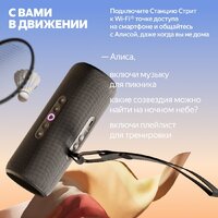 Умная колонка Яндекс Станция Стрит (черный) - Превью изображения №9 — Интернет-магазин 7 дней