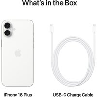 Телефон Apple iPhone 16 Plus 128GB (белый) - Превью изображения №5 — Интернет-магазин 7 дней