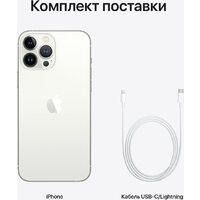 Телефон Apple iPhone 13 Pro Max 128GB (серебристый) - Превью изображения №9 — Интернет-магазин 7 дней