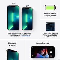 Телефон Apple iPhone 13 Pro Max 128GB (серебристый) - Превью изображения №7 — Интернет-магазин 7 дней