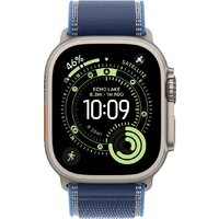 Умные часы Apple Watch Ultra 3 LTE 49 мм (титановый корпус, природный/синий, нейлоновый ремешок размера M/L) - Превью изображения №2 — Интернет-магазин 7 дней